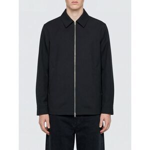 Jil Sander Men Jil Sander Virgin Wool Shirt Jacket With Zip Closure